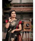 Majestic Lichi Aura  Luxurious Soft Lichi Silk Saree with Rich Pallu & Intricate All-Over Jacquard Work
