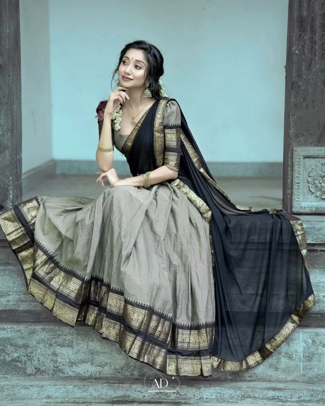 Elegant Kanjivaram Silk Zari Lehenga with Banarasi Dupatta Set