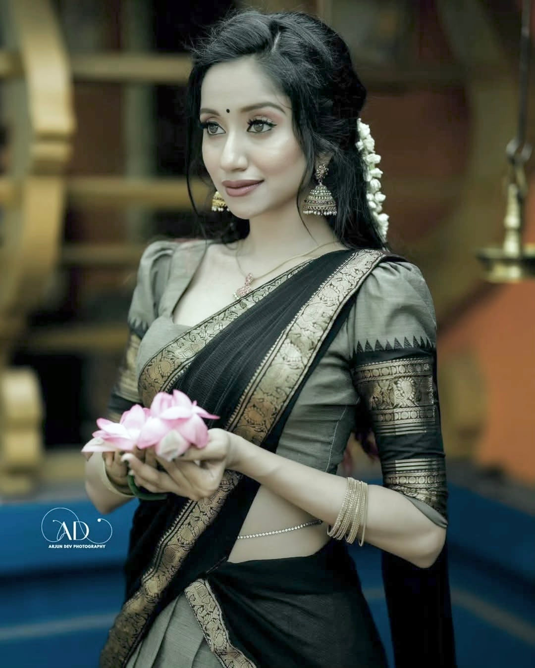 Elegant Kanjivaram Silk Zari Lehenga with Banarasi Dupatta Set