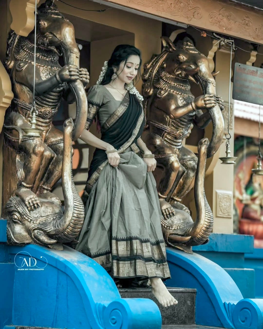 Elegant Kanjivaram Silk Zari Lehenga with Banarasi Dupatta Set