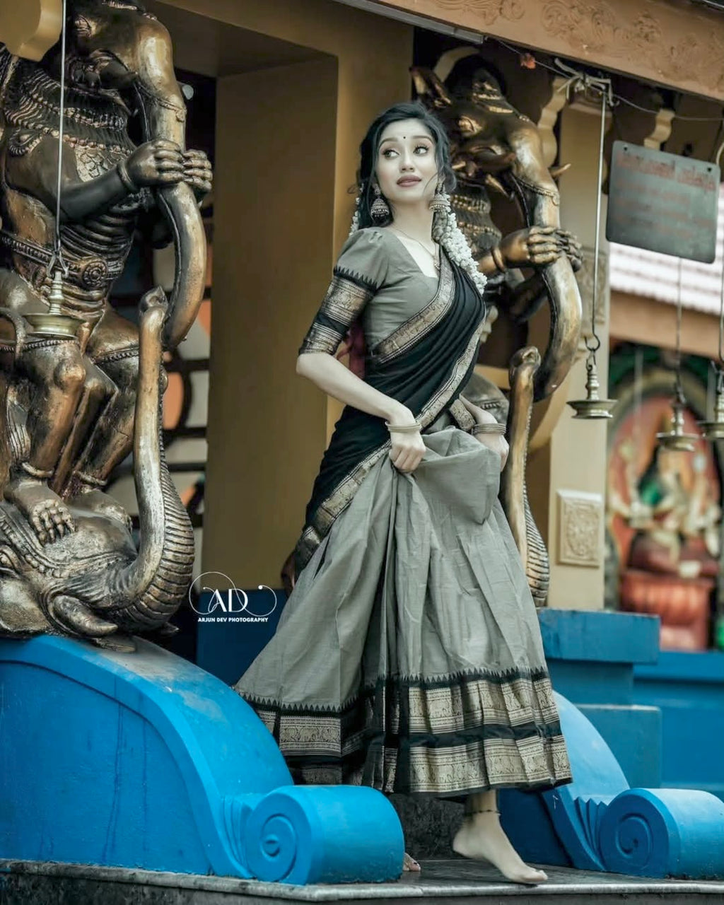 Elegant Kanjivaram Silk Zari Lehenga with Banarasi Dupatta Set