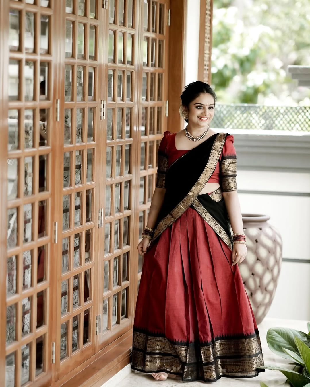 Elegant Kanjivaram Silk Zari Lehenga with Banarasi Dupatta Set