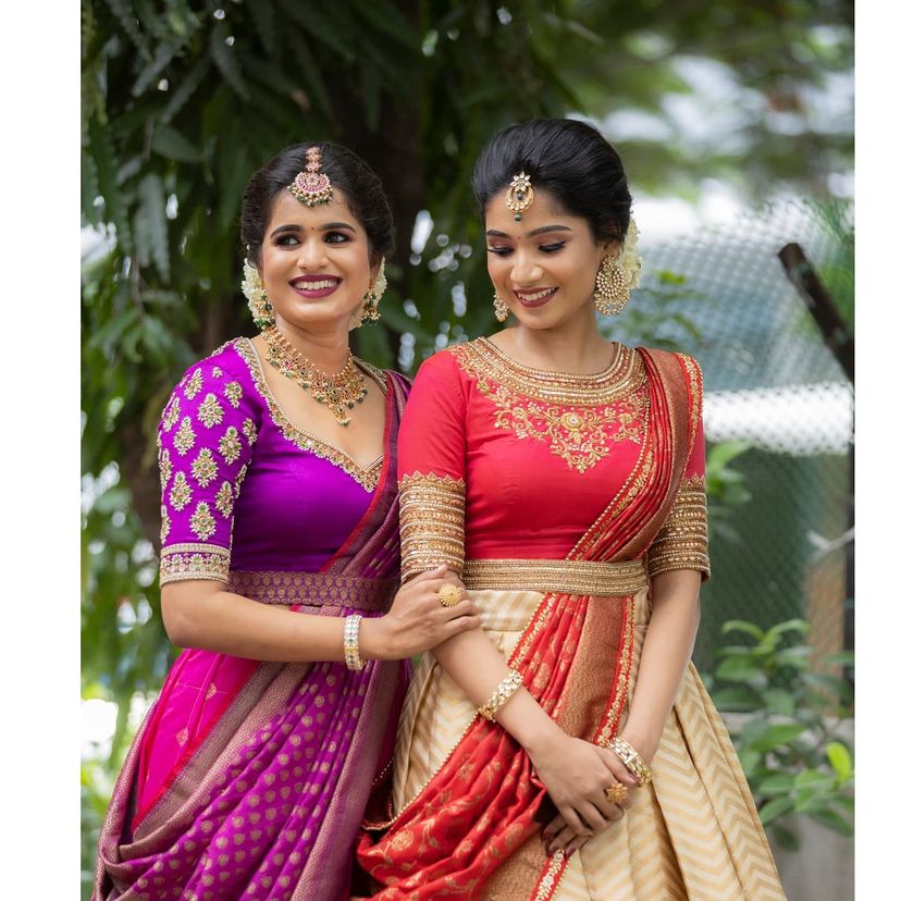 Premium Kanjivaram Zari Lehenga with Banarasi Silk Dupatta Set