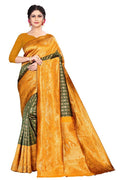Elegant Soft Lichi Silk Saree with Rich Pallu & Jacquard Work