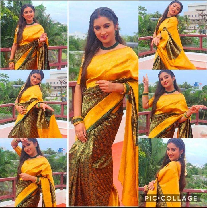 Elegant Soft Lichi Silk Saree with Rich Pallu & Jacquard Work