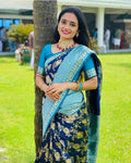 Royal Soft Lichi Silk Saree with Rich Pallu & Jacquard Work