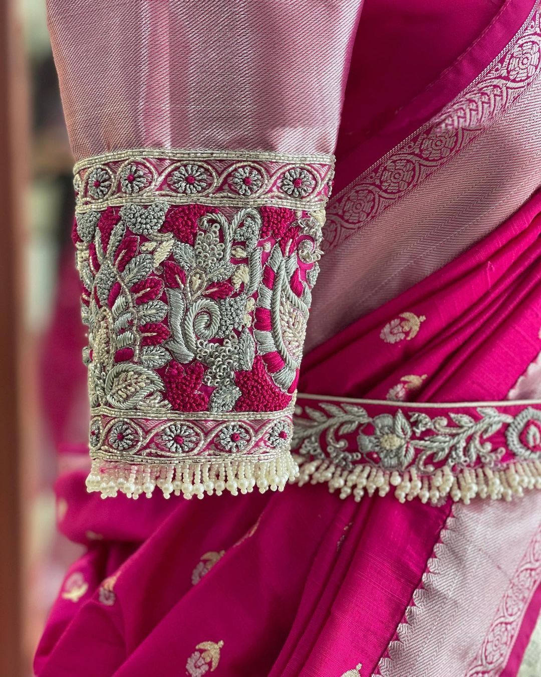 Kanjivaram Silk Zari Lehenga with Banarasi Silk Dupatta & Blouse