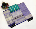 Royal Kanjivaram Zari Half Saree with Banarasi Silk Dupatta