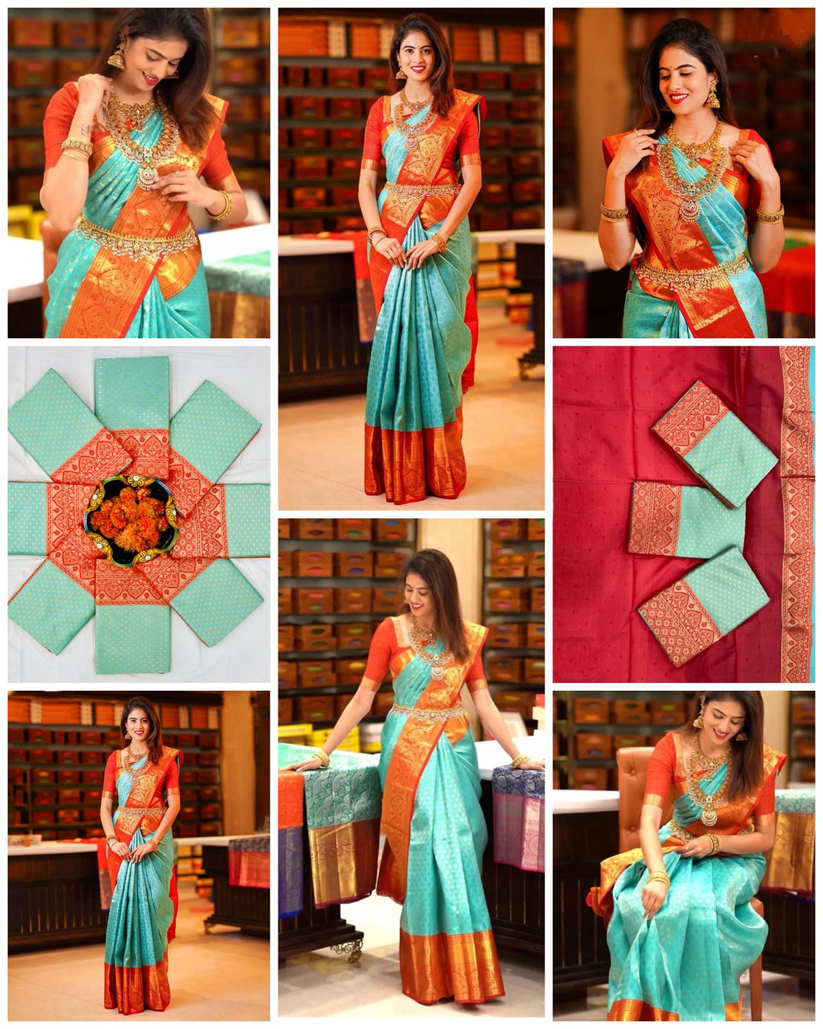 Graceful Soft Lichi Silk Saree with Rich Pallu &amp; Jacquard Border