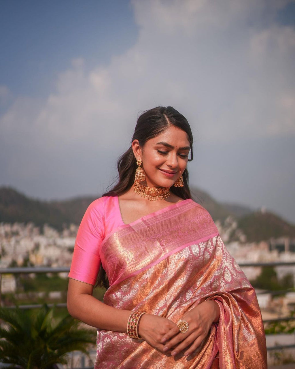 Timeless Soft Lichi Silk Saree with Rich Pallu &amp; Jacquard Elegance