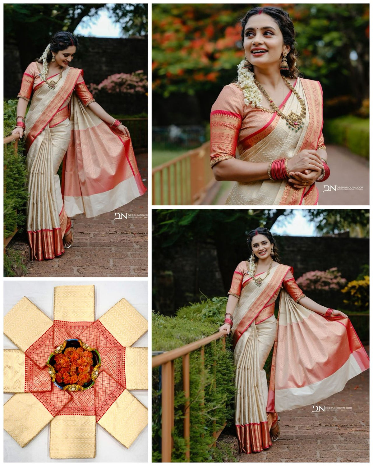 Graceful Soft Lichi Silk Saree with Exquisite Jacquard Weave & Rich Pallu