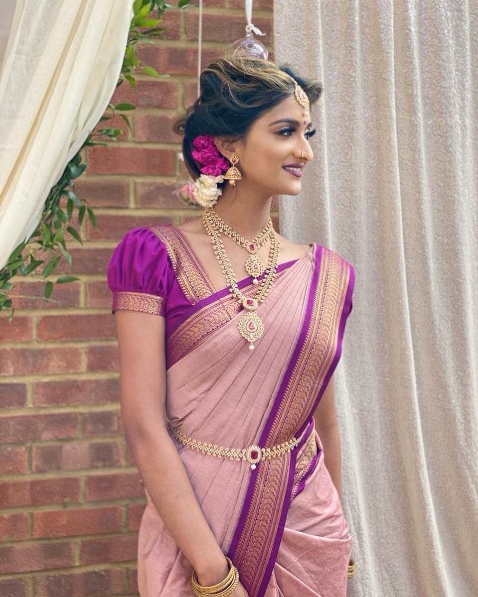 Exclusive Soft Lichi Silk Saree with Rich Jacquard Weave & Elegant Pallu