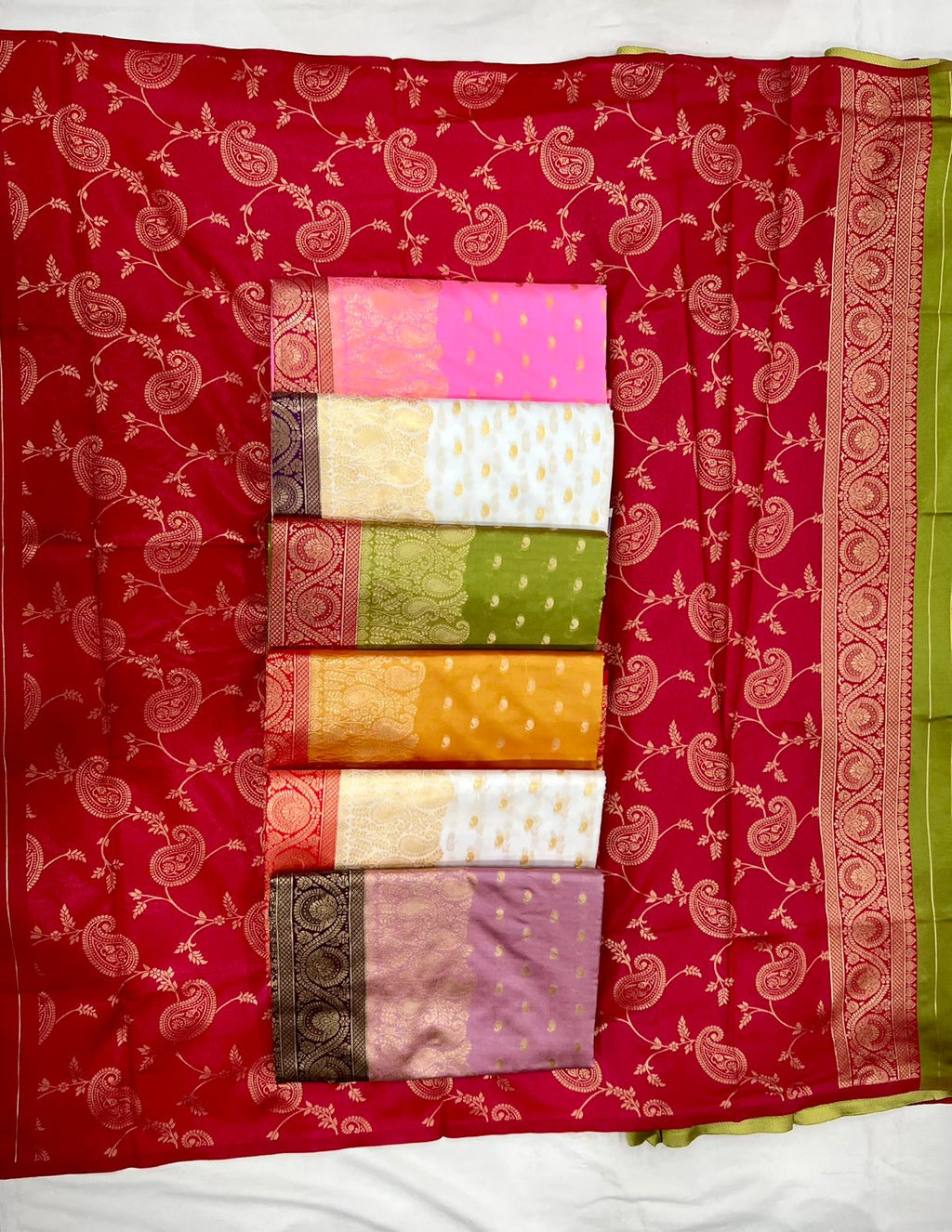 Regal Soft Lichi Silk Saree with Artistic Jacquard Work & Rich Pallu