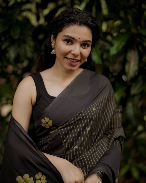 Chanderi Cotton Elegance Premium Digital Printed Saree with Zahlar Tussle