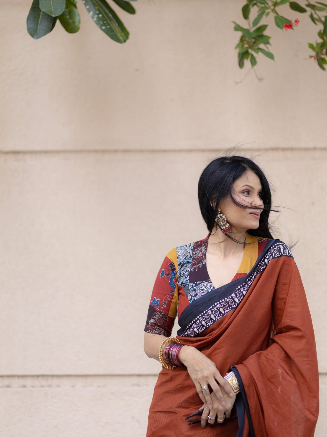 Half & Half Rich Pallu Linen Cotton Digital Printed Saree