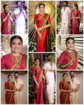 Soft Lichi Silk Saree with Regal Jacquard Weave, Rich Pallu & Exclusive Border Blouse