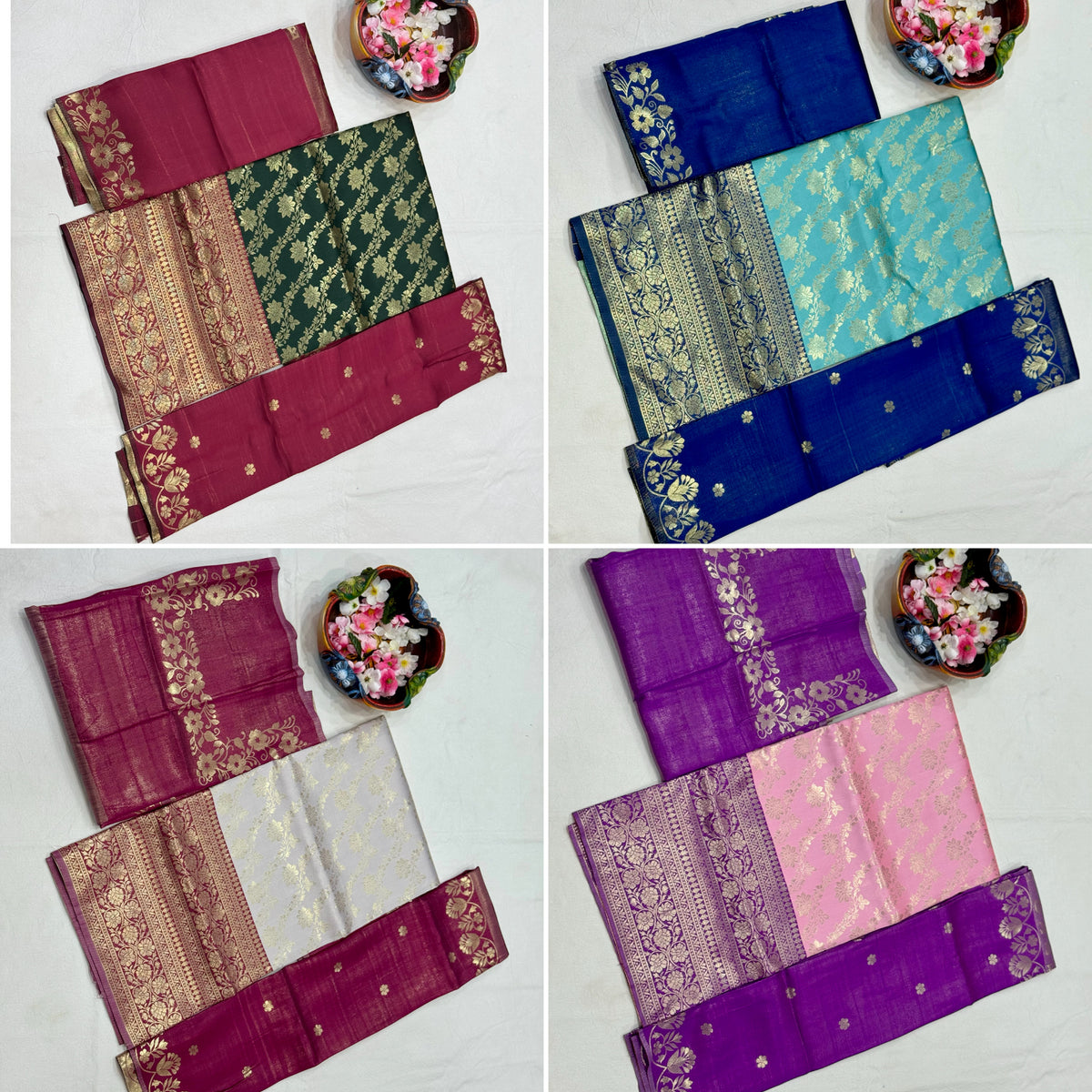 Premium Kanjivaram Silk Zari Lehenga with Banarasi Dupatta Set