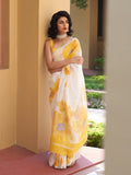 Exclusive Linen Cotton Digital Printed Saree