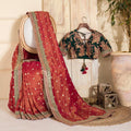 Elegant Sequin Glamour Designer Jimmy Choo Saree with Embroidered Banglory Silk Blouse