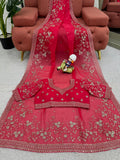 Royal Radiance Premium Tibby Silk Saree with Thread & Sequin Work & Designer Blouse