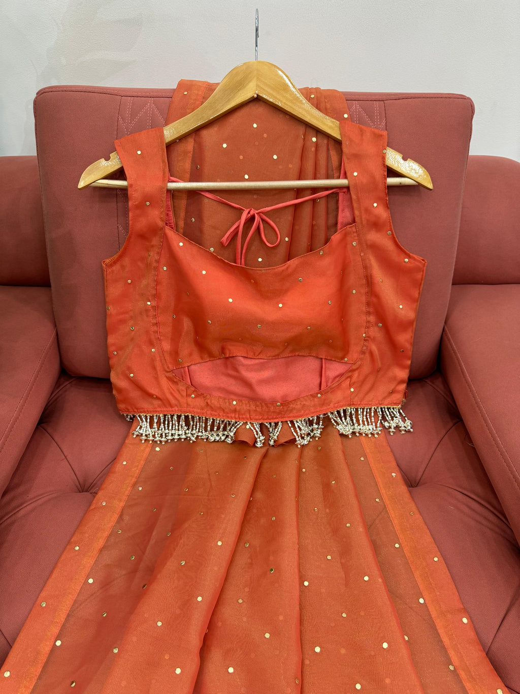 Royal Mukesh Elegance Chimar Tissue Silk Saree with Heavy Fancy Lace & Designer Blouse