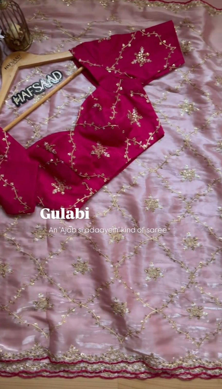 Heavy Zimmy Choo Designer Saree with Thread & Sequin Work