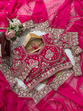 Tibby Silk Saree with Refined Thread & Sequin Embroidery