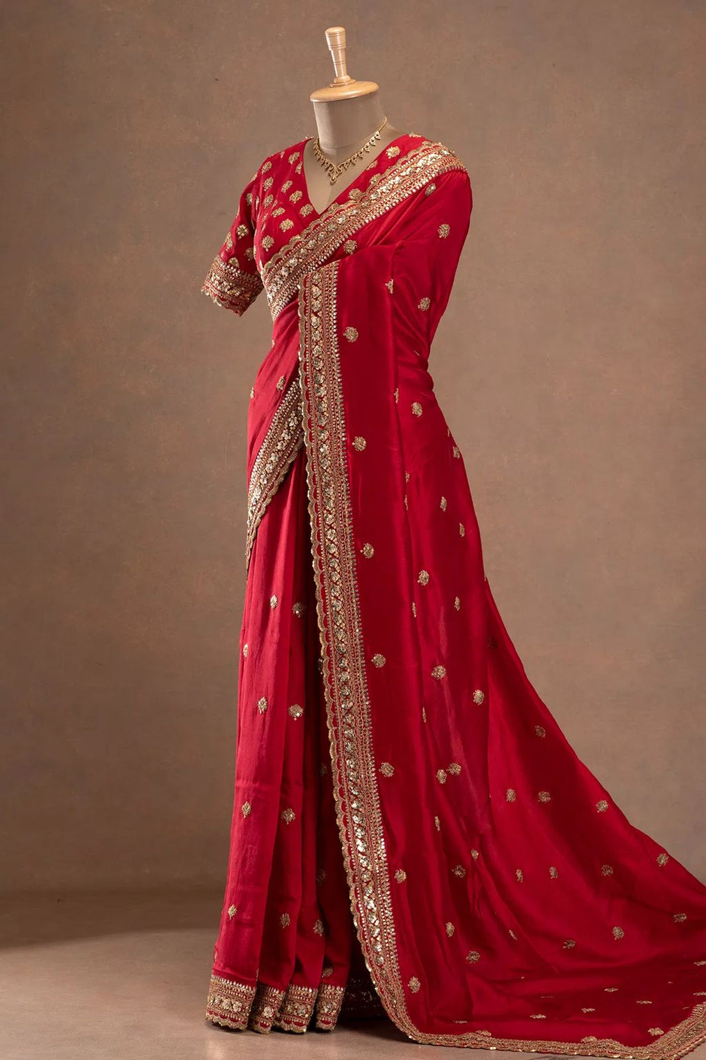 Jalpari Silk Saree with Elegant Thread & Sequin Embroidery