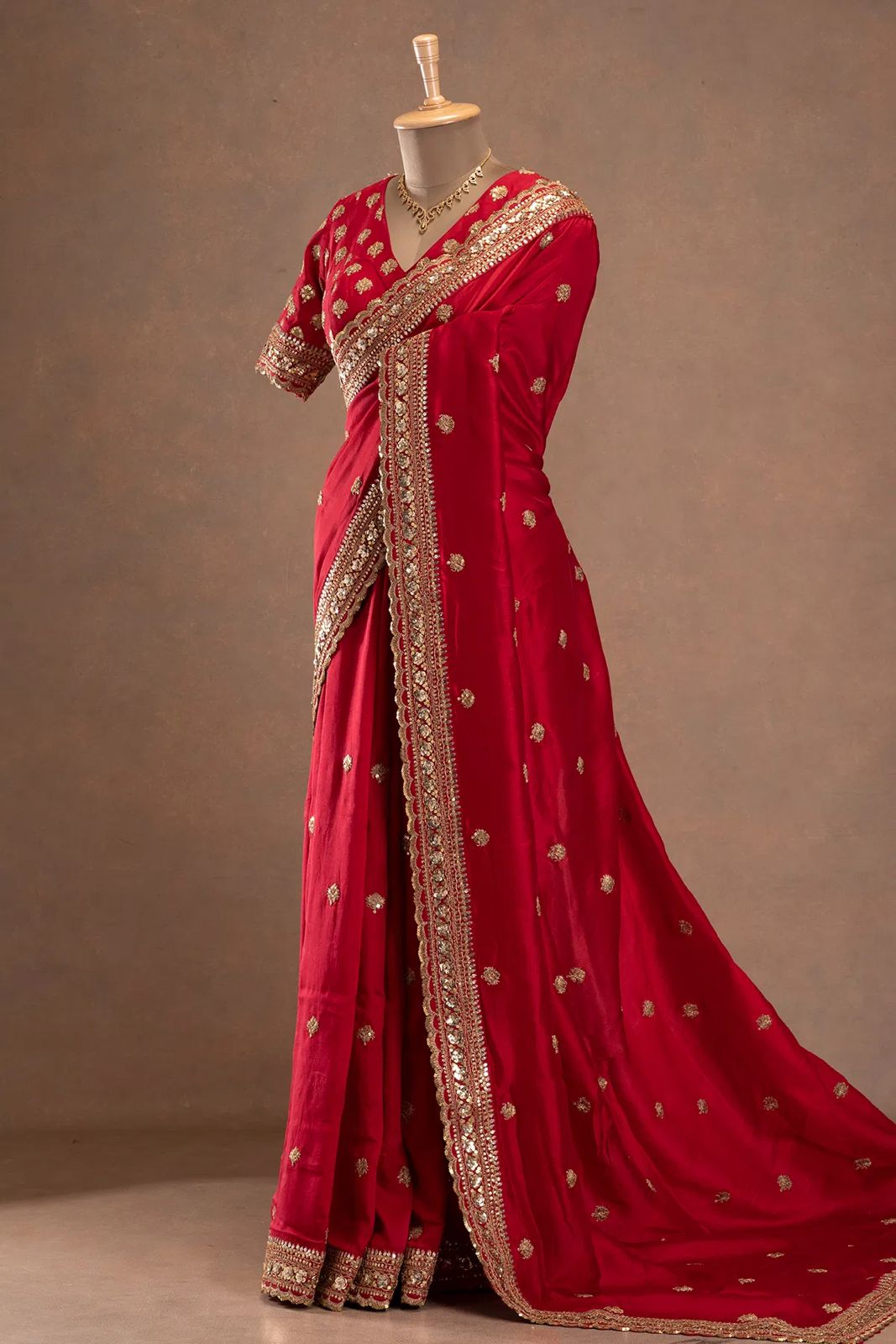 Jalpari Silk Saree with Elegant Thread & Sequin Embroidery