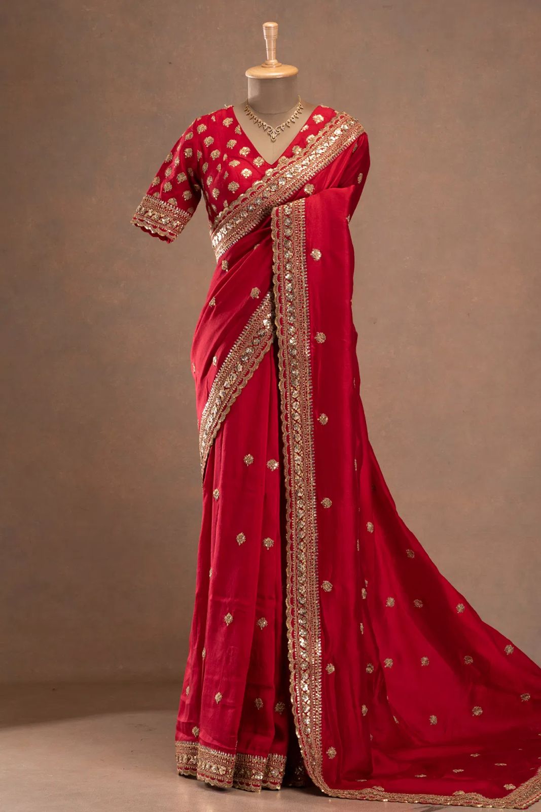 Jalpari Silk Saree with Elegant Thread & Sequin Embroidery