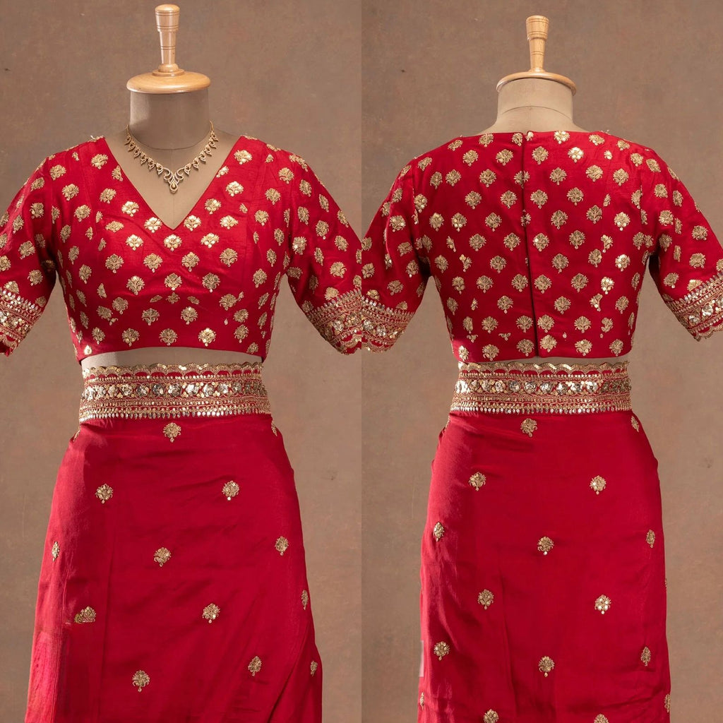 Jalpari Silk Saree with Elegant Thread & Sequin Embroidery
