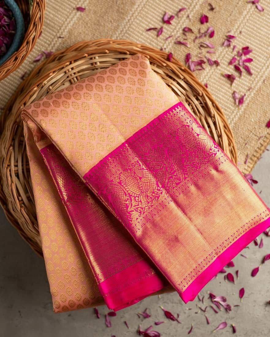 Premium Soft Lichi Silk Saree with Rich Pallu & Jacquard Work