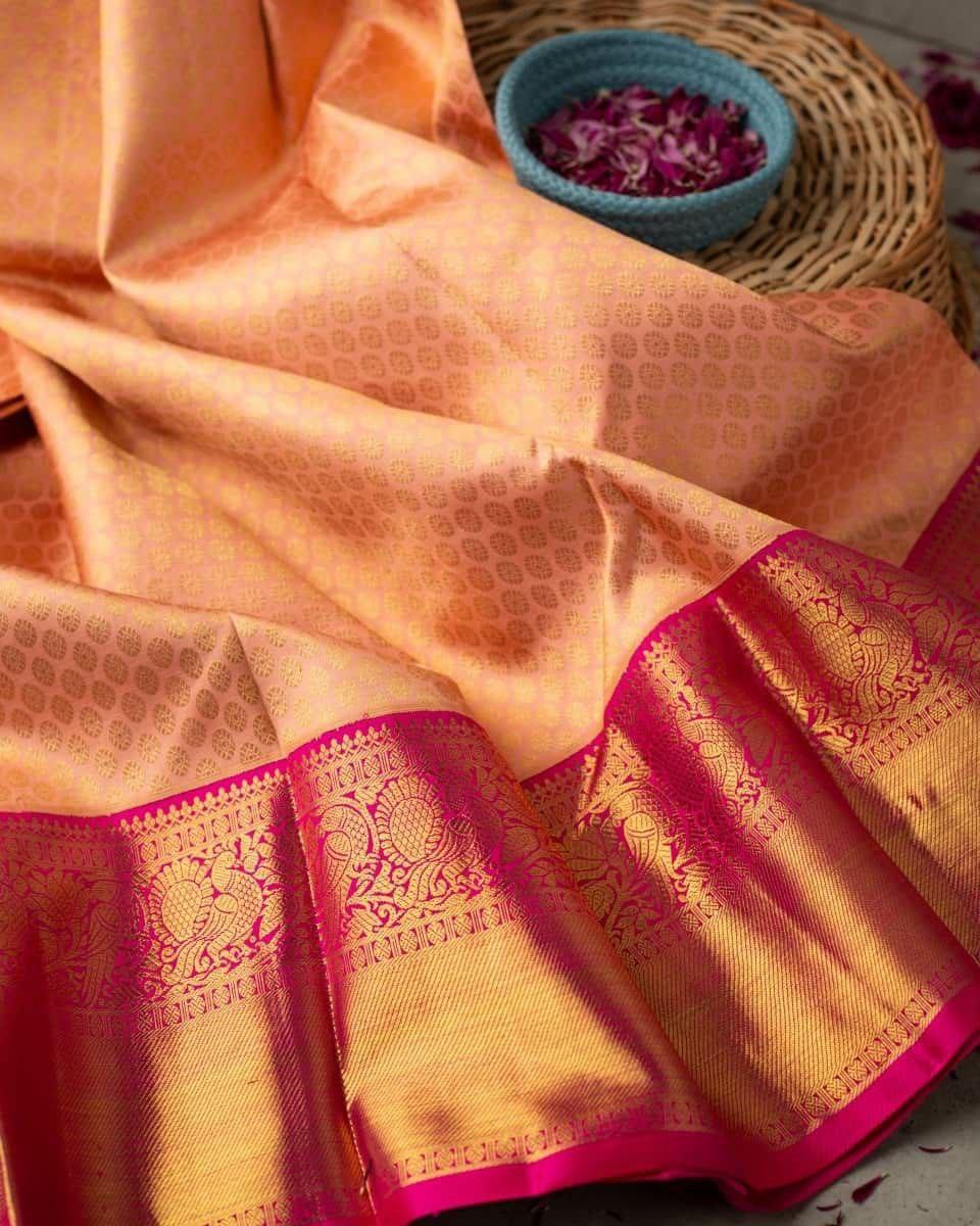 Premium Soft Lichi Silk Saree with Rich Pallu & Jacquard Work