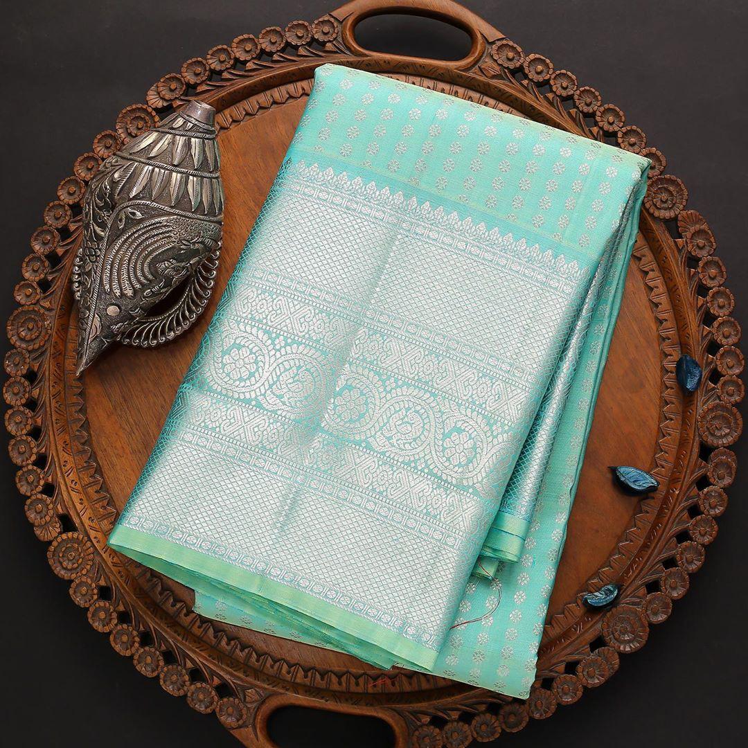 Soft Lichi Silk Saree with Rich Pallu & Jacquard Work