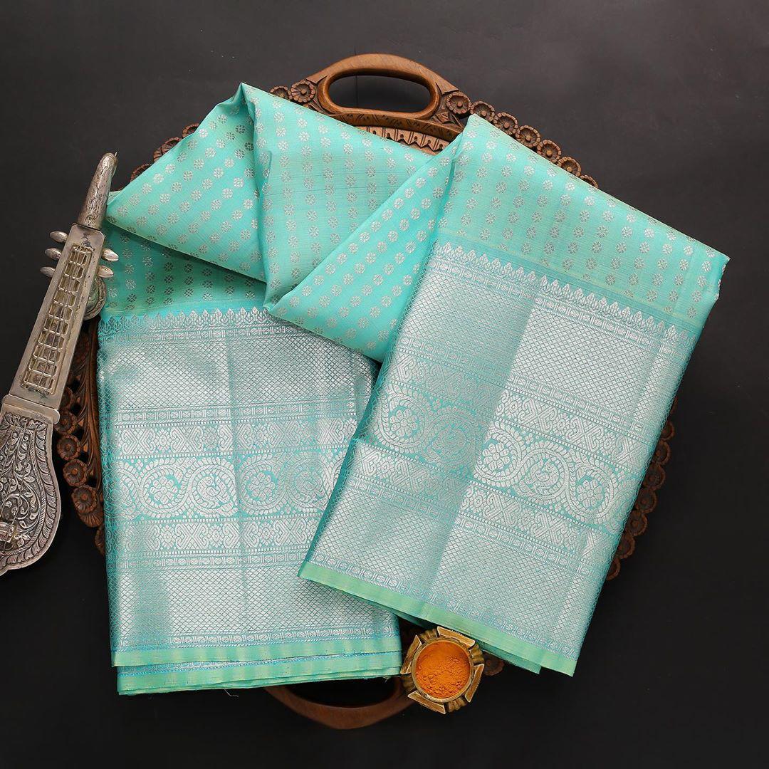 Soft Lichi Silk Saree with Rich Pallu & Jacquard Work