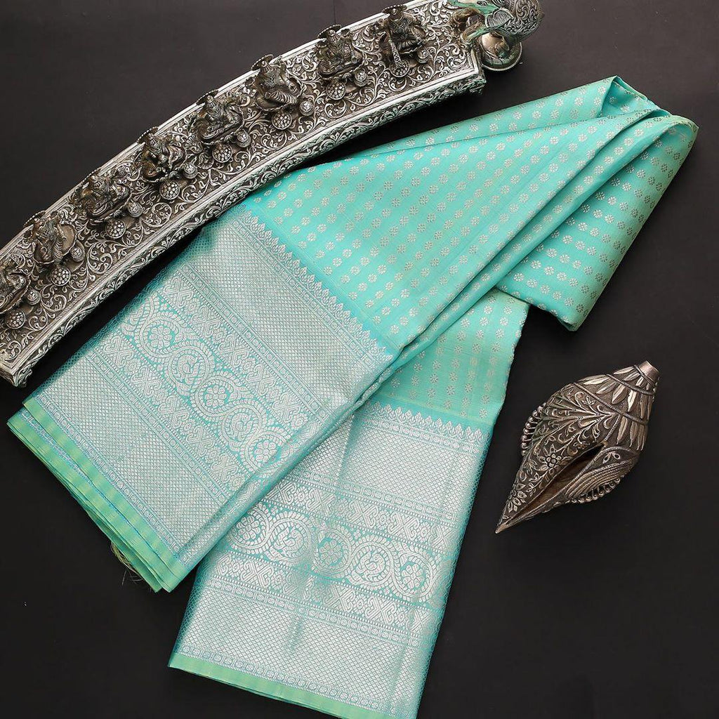 Soft Lichi Silk Saree with Rich Pallu & Jacquard Work