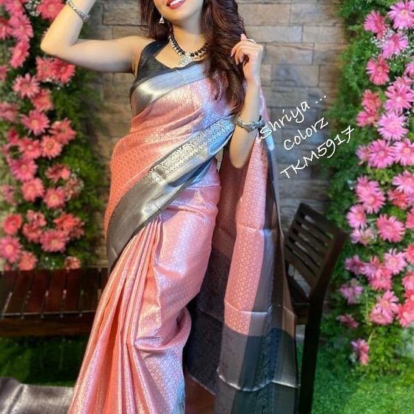 Lichi Silk Majesty – Premium Soft Lichi Silk Saree with Rich Pallu & All-Over Jacquard Work