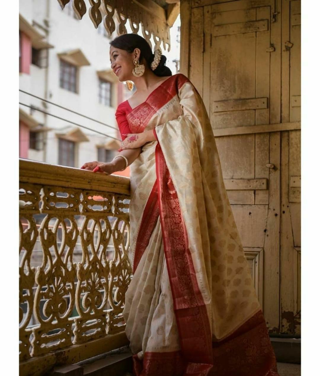 Royal Lichi Charm Soft Lichi Silk Saree with Rich Pallu & Exclusive All-Over Jacquard Work