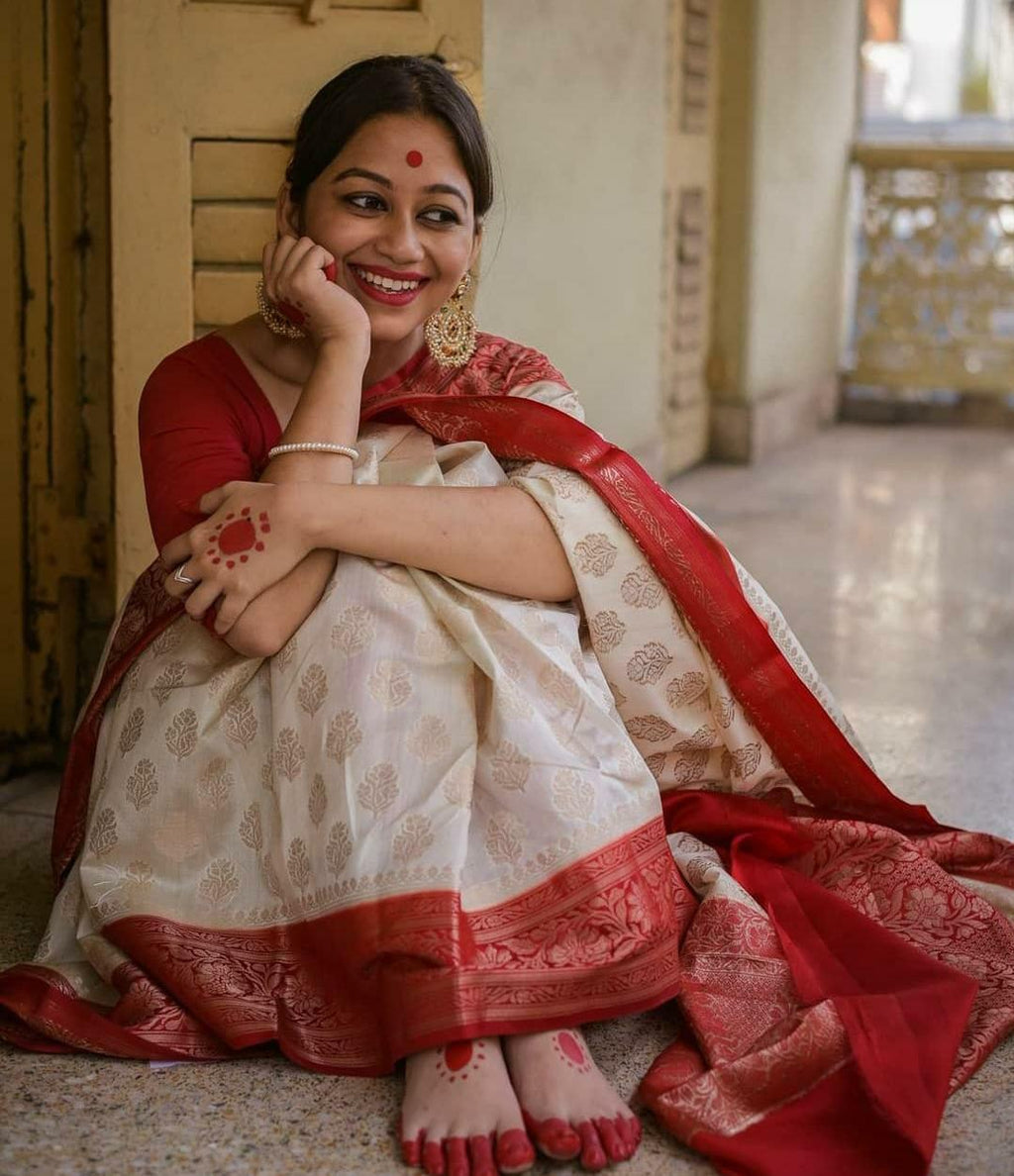 Royal Lichi Charm Soft Lichi Silk Saree with Rich Pallu & Exclusive All-Over Jacquard Work