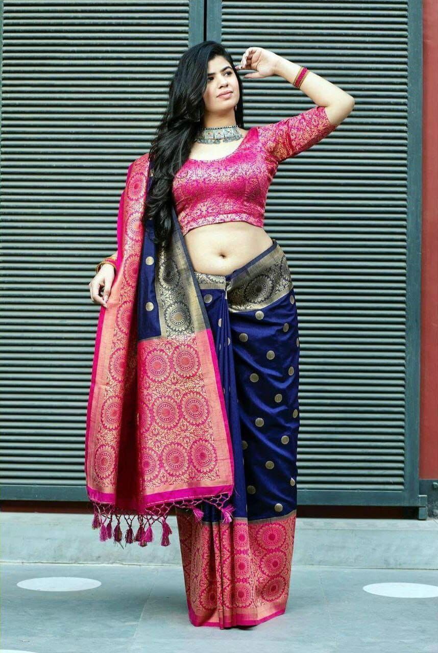 Lichi Silk Grandeur Premium Soft Lichi Silk Saree with Rich Pallu & Exclusive All-Over Jacquard Work