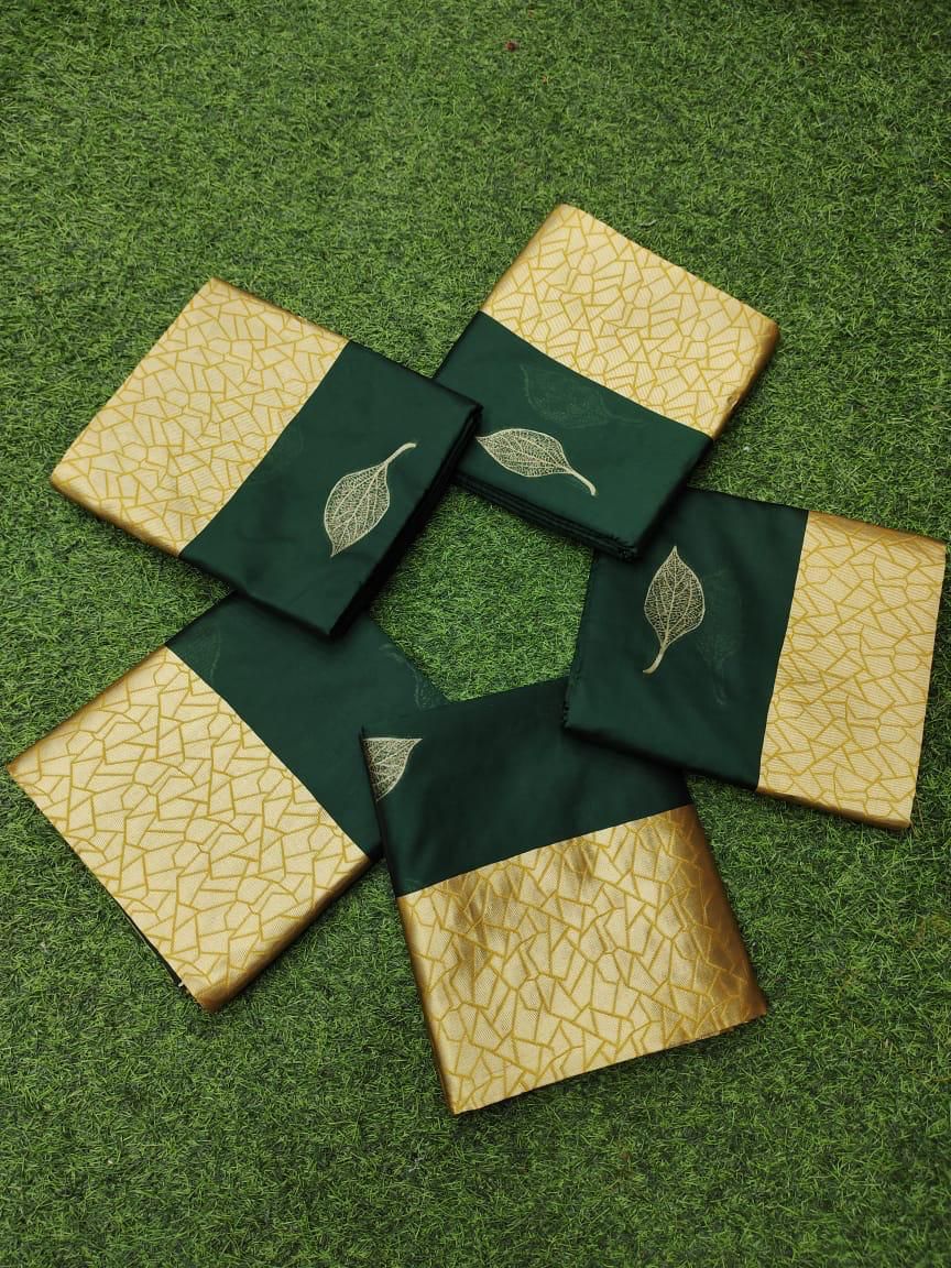 Lichi Silk Radiance – Elegant Soft Lichi Silk Saree with Rich Pallu & All-Over Jacquard Work