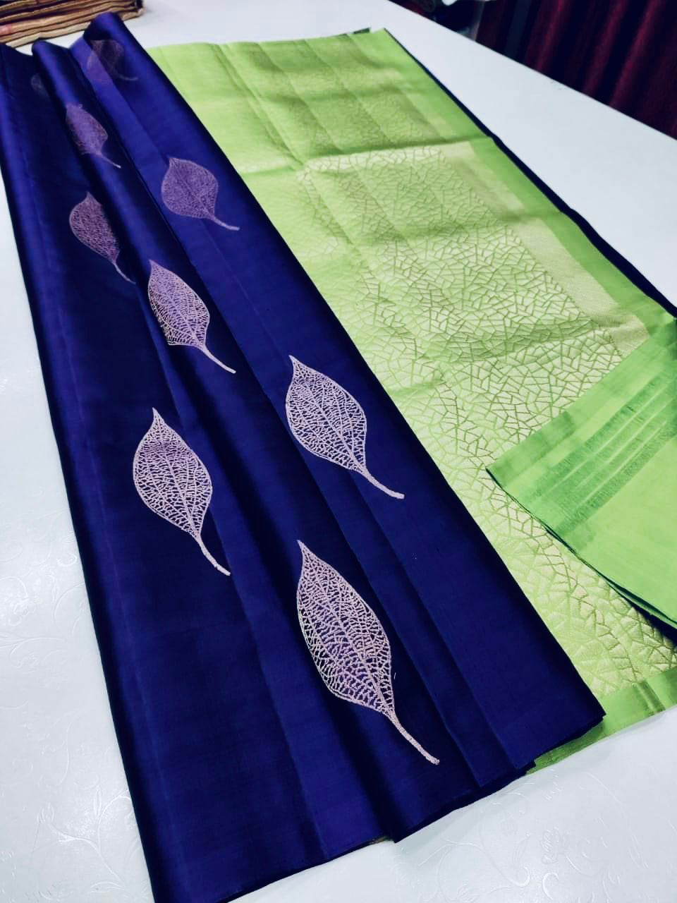 Lichi Silk Radiance – Elegant Soft Lichi Silk Saree with Rich Pallu & All-Over Jacquard Work