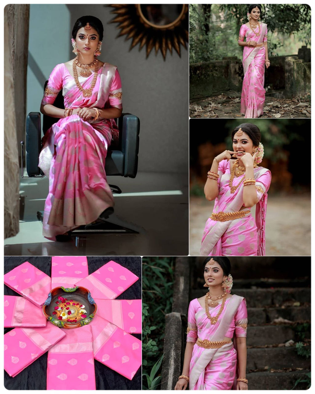 Lichi Silk Enchantment Elegant Soft Lichi Silk Saree with Rich Pallu & Exclusive All-Over Jacquard Work