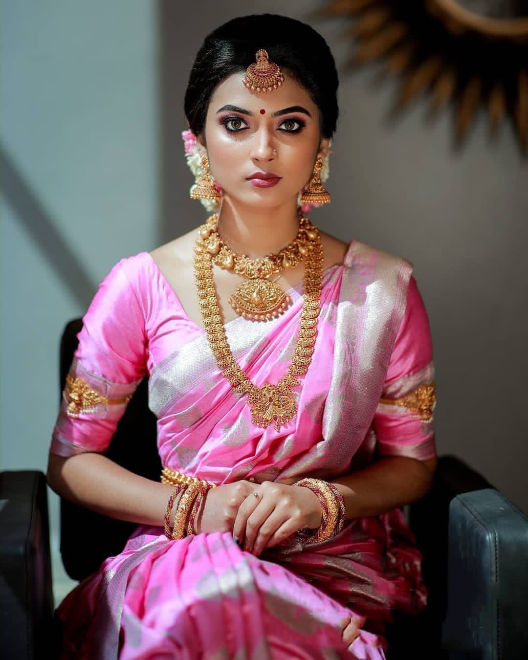 Lichi Silk Enchantment Elegant Soft Lichi Silk Saree with Rich Pallu & Exclusive All-Over Jacquard Work