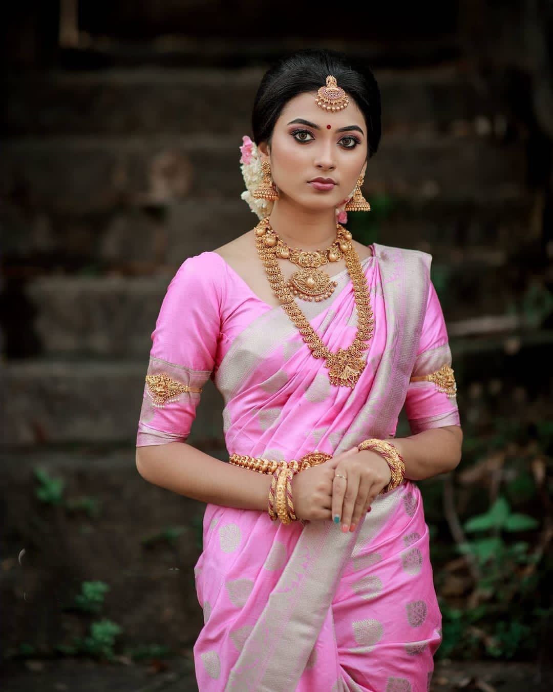 Lichi Silk Enchantment Elegant Soft Lichi Silk Saree with Rich Pallu & Exclusive All-Over Jacquard Work