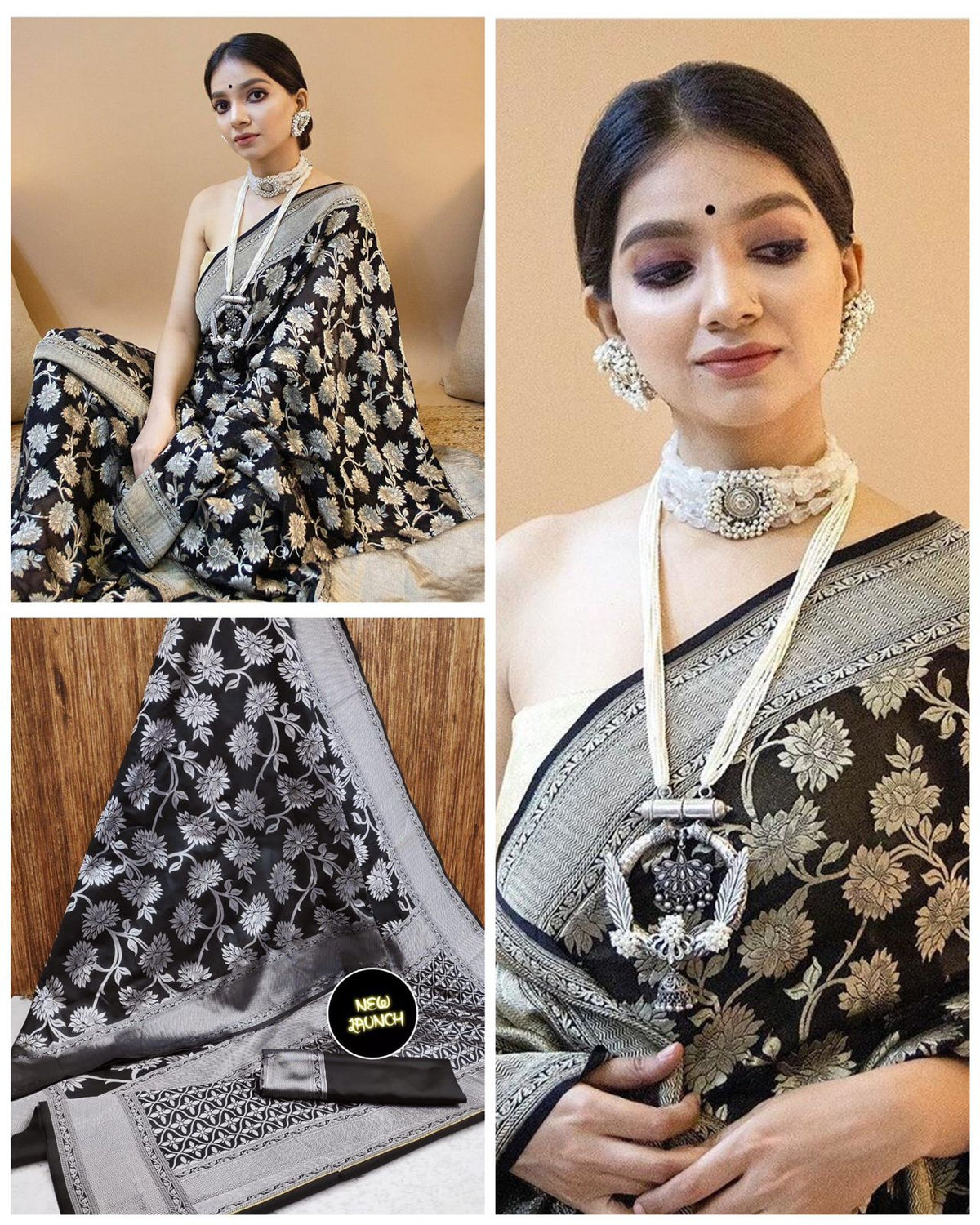 Royal Lichi Charm Soft Lichi Silk Saree with Rich Pallu & All-Over Jacquard Work