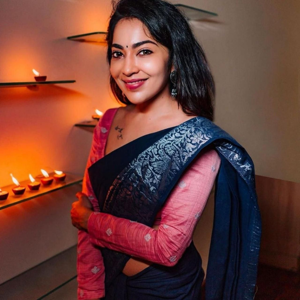 Regal Lichi Grace – Soft Lichi Silk Saree with Rich Pallu & All-Over Jacquard Work