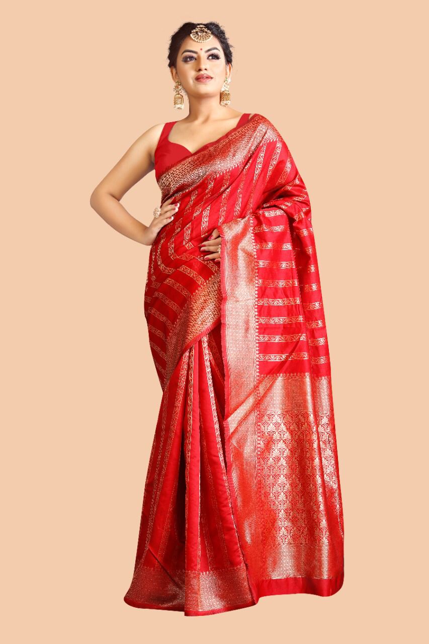 Elegant Lichi Royale Soft Lichi Silk Saree with Rich Pallu & All-Over Jacquard Work