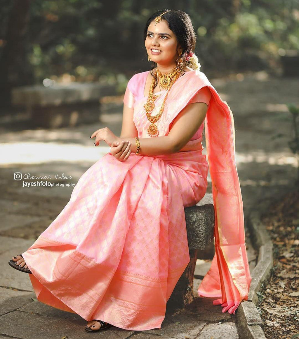 Royal Lichi Grace Soft Lichi Silk Saree with Rich Pallu & All-Over Jacquard Work