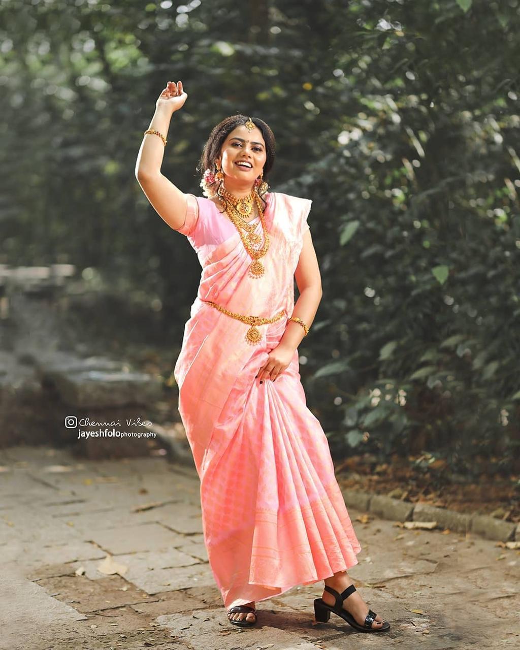 Royal Lichi Grace Soft Lichi Silk Saree with Rich Pallu & All-Over Jacquard Work